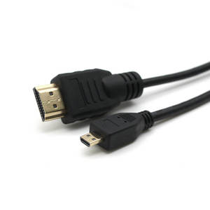 Câble <span class=keywords><strong>Micro</strong></span> <span class=keywords><strong>HDMI</strong></span> vers <span class=keywords><strong>HDMI</strong></span> haute vitesse de qualité supérieure 1,<span class=keywords><strong>5M</strong></span> 4K 18Gbps 3D prend en charge le câble <span class=keywords><strong>HDMI</strong></span> Type D vers Type A - Product Image 2