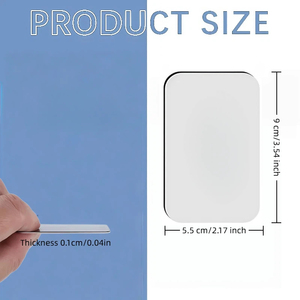 Autocollant magnétique transparent pour sublimation, autocollant magnétique pour réfrigérateur, autocollant vierge pour réfrigérateur, <span class=keywords><strong>cadre</strong></span> photo - Product Image 2