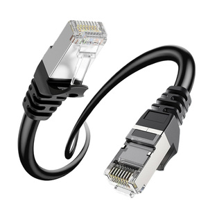 D-sunty Cat6a 26AWG S/FTP Ethernet <b>Cable</b> <b>Waterproof</b> Rj45 Patch Cord Shielded Ethernet <b>Cable</b> 0.5m-100m Length Network <b>Cables</b> - Product Image 4