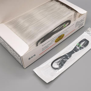 Sutures chirurgicales non résorbables Junsheng, fil de soie noir, stériles, usage unique, pour usage vétérinaire, 20192020931 - Product Image 2