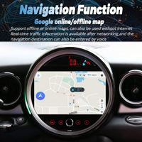 Untuk BMW Mini One R55 R56 2009 Mini Cooper, Layar Android Auto di Dasbor, Radio Mobil, Pemutar Video Multimedia, Navigasi GPS, Carplay