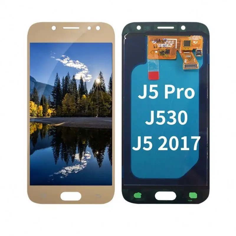 LCD celulares para per Samsung J1 J2 J320 J4 J5 2015 J530 J6 J7 Pro 2017 Prime J8 anteriore del cellulare parte tela de celular parti