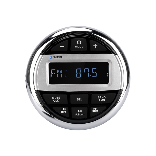 Mega Bass Marine Waterproof MP3 Player Boat Yacht Audio System FM Bluetooth USB Music Player DC12V Factory Supply