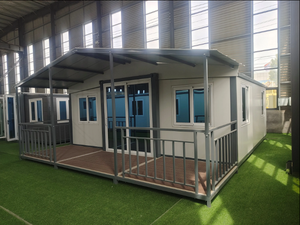 บ้านคอนเทนเนอร์เหล็กขนาด 20 ฟุต แบบขยายได้ พร้อมฐานพับเก็บได้ บ้านขนาดเล็กเคลื่อนย้ายสะดวกและเป็นโซลูชั่นที่อยู่อาศัย - Product Image 4