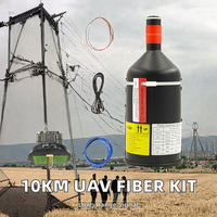 Kit de bobine de fibre optique LINGXUN 10 km compatible avec les drones, accessoire FPV longue portée pour RC