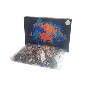 Fabricant de puzzles classiques personnalisés épais de <span class=keywords><strong>1000</strong></span>, 1500, 3000 pièces, puzzles vierges personnalisables avec photo et formes sur mesure, vente en gros - Product Image 2