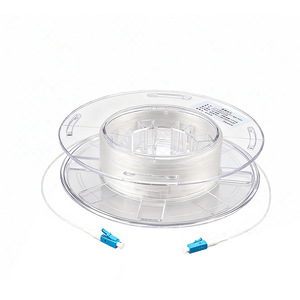 Cable de Fibra Óptica Invisible G657A2 0.9mm con Cubierta de PVC, Monomodo LC FC Transparente para Uso en Interiores - Product Image 2
