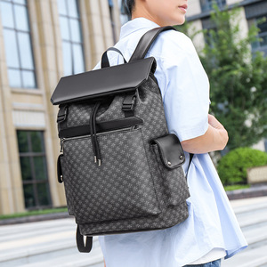 Men's Business <b>Backpack</b> Large Capacity <b>Waterproof</b> Laptop Bag For Travel Casual Use Spring 2025 - Product Image 2