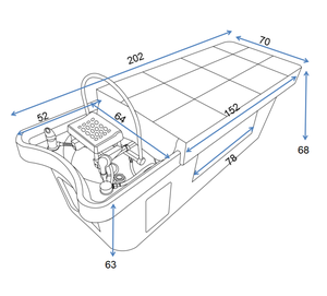 Salone di lusso mobili Shampoo unità <span class=keywords><strong>testa</strong></span> Spa <span class=keywords><strong>massaggio</strong></span> del cuoio capelluto per il <span class=keywords><strong>parrucchiere</strong></span> per il negozio di barbiere salone di bellezza - Product Image 6