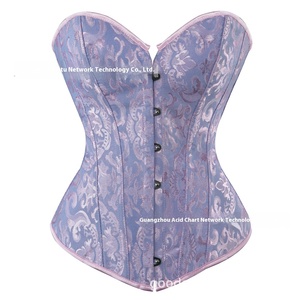 Mode européenne et américaine Corset jacquard pour femmes Vente à chaud Sexy Silk Thin Shapewear Minceur Taille <span class=keywords><strong>amincissante</strong></span> - Product Image 5