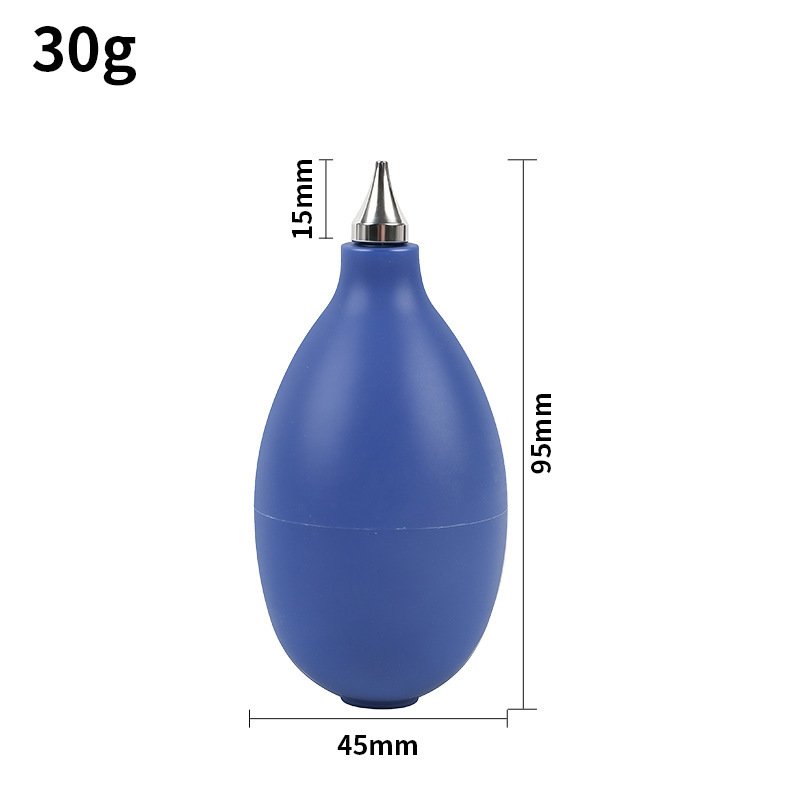 Medium size [metal mouth] blue - bagged