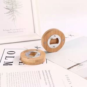 JW1847 Custom Logo Promotional <b>Fridge</b> Magnet <b>Beer</b> Opener Blank Wooden Bottle Opener for Home Decoration - Product Image 6