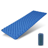 Matelas de couchage gonflable portable et léger en TPU pour l'extérieur, idéal pour le camping, la randonnée et les voyages, imperméable, 4 saisons
