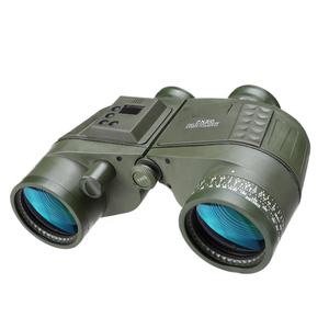 Binocolo <span class=keywords><strong>7x50</strong></span> Impermeabile con Illuminazione Rossa Visione Notturna Telemetro Integrato Display LED per Caccia Golf Sport 3.9x - Product Image 1