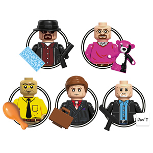 MB1028 Figurines de construction miniatures Breaking Bad Better Call Saul Lalo Salamanca, jouets en briques - Product Image 4
