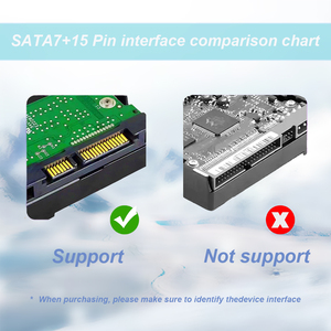 Câble d'alimentation et de données SATA 22 broches vers SATA 7 broches et Floppy 4 broches, câble d'alimentation et de données informatiques haute vitesse - Product Image 3