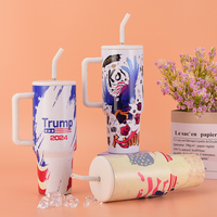 Gobelet isotherme en acier inoxydable personnalisé avec logo, 40 oz, anti-fuite, sans BPA, avec couvercle et paille, cadeau de voyage, tasses à café