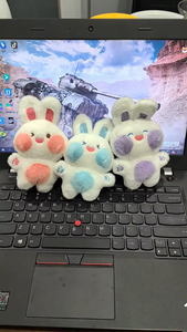 Lindo Peluche de Conejito Nuevo, Llavero, Muñeco, Almohada, Juguete, Venta al por Mayor, Regalo de Cumpleaños para Niños y Niñas, Colección - Product Image 6
