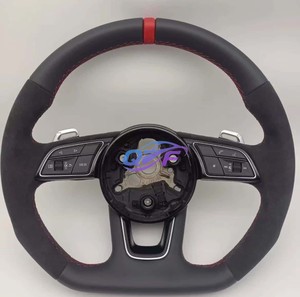 Volant de voiture en Alcantara pour Audi A3 A4L A5 A6L A7 Q8 TT R8 - <span class=keywords><strong>Prix</strong></span> de gros usine - Product Image 2