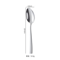 Ensemble de couverts en acier inoxydable pour l'approvisionnement transfrontalier, couteau à steak et fourchette de style occidental épaissis, manche carré, design moderne et minimaliste
