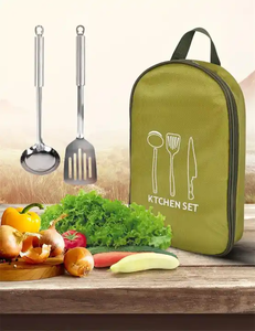 Sac de rangement pour barbecue, plage, randonnée, voyage, équipement de cuisine, ustensiles de camping, ensemble d'accessoires de cuisine avec sac de transport - Product Image 2