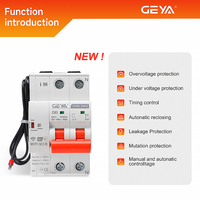 Disjoncteur intelligent GEYA GYRC-ZN03 3P 32A WIFI avec minuterie, relais, commande vocale à distance, compatible avec Alexa et Google pour la maison intelligente