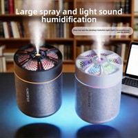 Nouveau Mini Humidificateur Canon en Plastique USB Portable, Créatif, Sept Couleurs, Grand Volume de Brume, pour Bureau