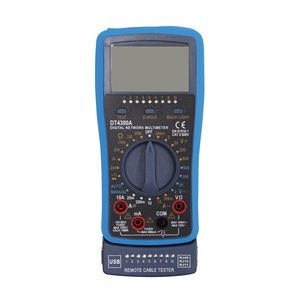 DT4300A มัลติมิเตอร์แบบเน็ตเวิร์ค แสงพื้นหลังสีน้ำเงิน มัลติมิเตอร์แบบพกพา จอแสดงผล LCD ขนาดใหญ่ มัลติมิเตอร์อเนกประสงค์ - Product Image 2