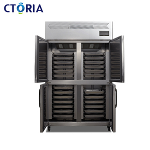 Réfrigérateur et congélateur commerciaux à double porte côte à côte automatiques - Product Image 5