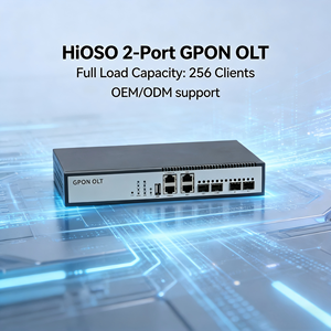 HA7302G-N HiOSO avec module PON Mini 2PON GPON OLT FTTH Fttx Solutions 2GE <span class=keywords><strong>LAN</strong></span> 10G SFP + UPLINK nouvel équipement à fibres optiques - Product Image 2