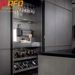 Ensembles complets de meubles de cuisine modernes en bois massif, intelligents et à porte escamotable, écologiques, avec installation facile - Product Image 2