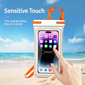 Sac étanche à prix abordable avec logo personnalisé, sacoche bandoulière pour téléphone, idéal pour activités de plein air, rafting, plongée – Styles <span class=keywords><strong>en</strong></span> stock, pochette étanche mignonne pour téléphone - Product Image 3
