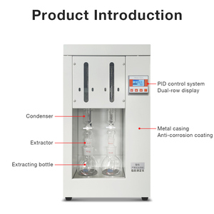 효율적인 신형 실험실 원유 지방 분석기 생물학적 기반 자동 실험실 지방 분석기 테스터 시험 장비 - Product Image 2