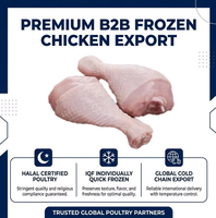 Cuisses de poulet congelées Halal en gros, demi-cuisses de poulet congelées pour l'exportation, cuisses de volaille IQF