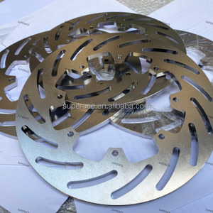 จานเบรกไทเทเนียมสำหรับรถสปริ้นท์คาร์แบบโอเพ่นวีล ขนาด 12 นิ้ว ผลิตจากซุปเปอร์อัลลอย แบบเจาะรู 8x7.00 นิ้ว ผลิตด้วยเครื่อง CNC ยี่ห้อวิลวูด - Product Image 2