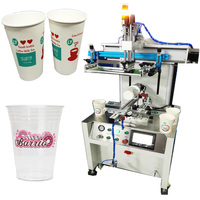 Machine d'impression à l'écran à 4 couleurs pour pots, bocaux, bouteilles en verre