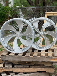 RCSR RUCCI <span class=keywords><strong>Intro</strong></span> WHEELS 22 24 26 28 pouces Jantes forgées sur mesure Concaves Twisted Vista Brush Concave Backs - Product Image 5