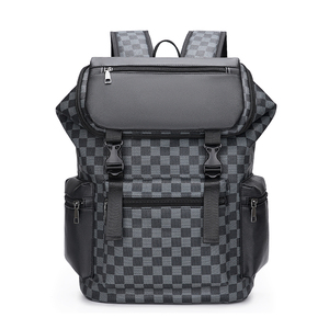 <strong>2025</strong> Custom logo Waterproof PU Leather <strong>Backpacks</strong> Laptop Business Travel <strong>Backpack</strong> Large Capacity Wholesale Hot Sale Bags for Men - Product Image 1
