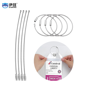 พวงกุญแจลวดสแตนเลส E-WANG แบบวงกลม - Product Image 2