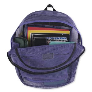<b>Heavy</b> <b>Duty</b> Mesh <b>Backpack</b> See Through College Student <b>Backpack</b> Breathable Semi-Transparent <b>Backpack</b> - Product Image 4
