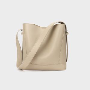 Bolso Tote de Cuero Genuino para Mujer, Estilo Hobo, con Cierre de Cremallera Simple y Forro de Poliéster, Personalizado, Estilo Guangzhou - Product Image 2