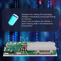 PACEex Smart BMS 16S 48V 300A LiFePo4 Sistema de Almacenamiento de Energía Doméstico con Limitación de Corriente de 20A y Wifi, Hecho en China Continental