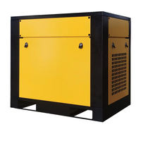 Compresseur d'air à vis monophasé à vitesse fixe 37KW 50HP à économie d'énergie avec PLC et fonctionnement silencieux