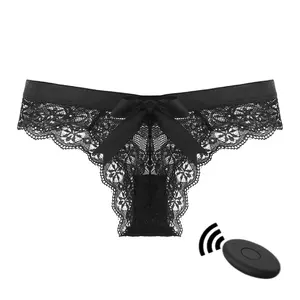 Mainan seks pakaian dalam pengendali jarak jauh pemijat klitoris nirkabel wanita Vibrator peluru telur bergetar isi ulang