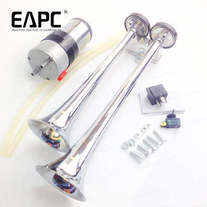 TZ 304 FA-<span class=keywords><strong>LA</strong></span>-FA-<span class=keywords><strong>LA</strong></span> Road Master 12V klaxon camion air klaxon mélodie musique trompette gros souffle pression d'air klaxon kit - Product Image 4