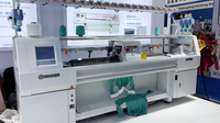 Machine à tricoter rectiligne informatisée de pointe pour la fabrication de vêtements entiers prêts-à-porter et de tricots 3D sans couture