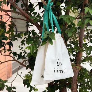 Chinese Manufacturer Cotton <b>Fabric</b> Drawstring Pouch Custom Cotton Gift <b>Bag</b> With Printed Logo - Product Image 3