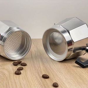 Machine à café expresso <span class=keywords><strong>italienne</strong></span> en aluminium de qualité supérieure, cafetière Moka <span class=keywords><strong>pour</strong></span> barista à domicile, accessoires classiques - Product Image 2