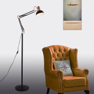 Lámpara de Mesa LED Americana con Clip Metálico, Protección Ocular, para Oficina, Estudio, Estudiantes, con Brazo Largo y Enchufe - Product Image 5