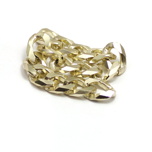 big aluminum 21x15.3mm fake silver gold cuban link spectacle chains - Product Image 3